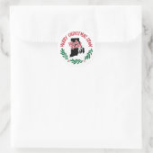Vakantiekikker van Rhode Island Ronde Sticker (Tas)