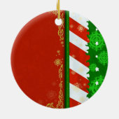 Vakantiekleuren Keramisch Ornament (Achterkant)