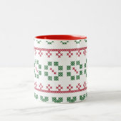 Vakantiekleuren Sampler Style Mok kruistitel (Center)