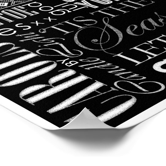 Vakantiekleurig Poster met 16 x 16 vel (Hoek)