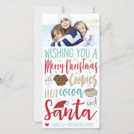 Vakantieknopkaart Feestdagenkaart