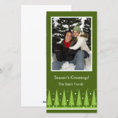 Vakantieknopkaart Feestdagenkaart (Voorkant / Achterkant)