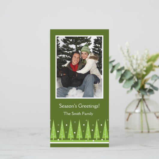 Vakantieknopkaart Feestdagenkaart (Staand voorkant)