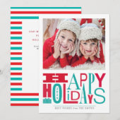 Vakantieknopkaart Kaart (Voorkant / Achterkant)