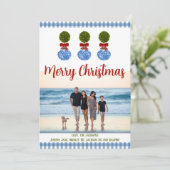 Vakantieknopkaart Kaart (Staand voorkant)