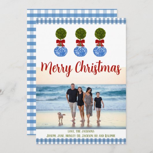 Vakantieknopkaart Kaart (Voorkant / Achterkant)