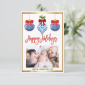 Vakantieknopkaart Kaart (Staand voorkant)