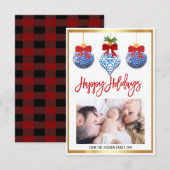 Vakantieknopkaart Kaart (Voorkant / Achterkant)