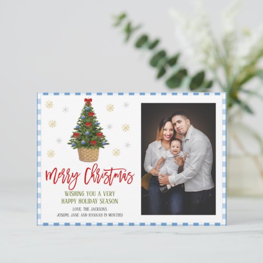 Vakantieknopkaart Kaart (Staand voorkant)