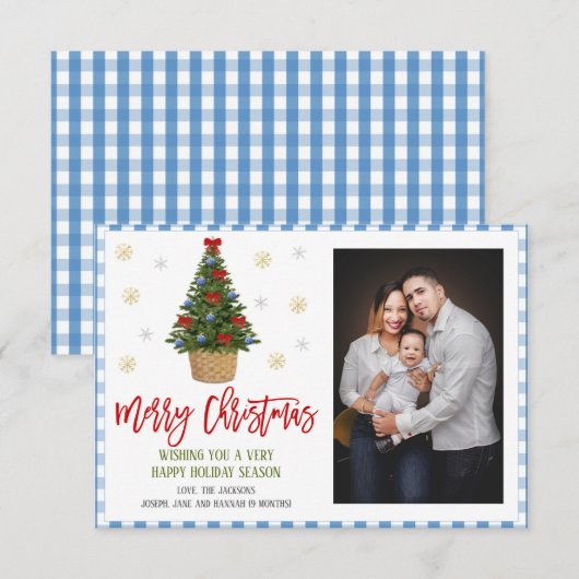 Vakantieknopkaart Kaart (Voorkant / Achterkant)