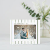 Vakantieknopkaart | Moderne kerst (Staand voorkant)