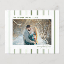 Vakantieknopkaart | Moderne kerst