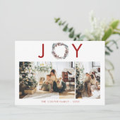 Vakantieknopkaart | Moderne kerst Kaart (Staand voorkant)