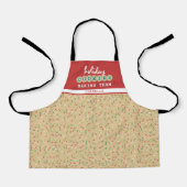 Vakantiekoekjes Bakken Team All-Over Print Schort (Voorkant)