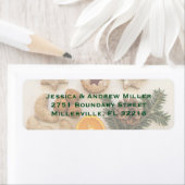 Vakantiekoekjes Groen Kerstmis Retouradres Etiket (Insitu)