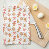 Vakantiekoekjes Keukenhanddoek (Quarter Fold)