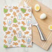 Vakantiekoekjes Keukenhanddoek (Quarter Fold)