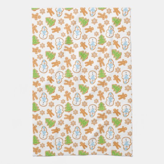 Vakantiekoekjes Keukenhanddoek (Verticaal)