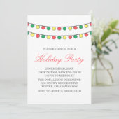 Vakantiekoord van de Partij van de Lichten nodigt Kaart (Staand voorkant)