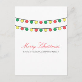 Vakantiekoord van het Briefkaart van Lichten