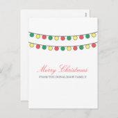 Vakantiekoord van het Briefkaart van Lichten (Voorkant / Achterkant)