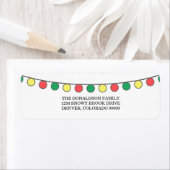 Vakantiekoord van Lichten Adresetiketten Etiket (Insitu)