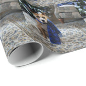 Vakantiekop van Pit Bull Rescue Dog Cadeaupapier (Rol Hoek)