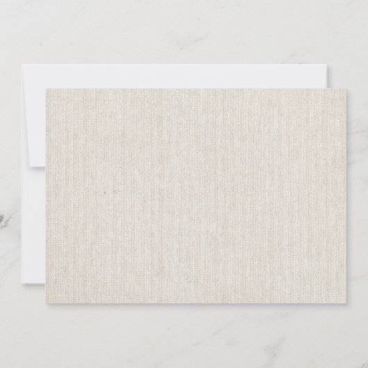 Vakantiekrans Poinsettia Kerstbruiloft Kaart (Achterkant)