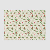 Vakantiekreefpapier voor feestdagen tissuepapier (Voorkant)