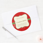 Vakantielabel of plaats het Plaatsen Sticker (Envelop)