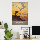 Vakantieland van Californië Poster (Thuiskantoor)