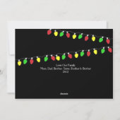 Vakantielichten Foto Flat Kaart (Achterkant)