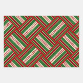 Vakantielint cadeauverpakking trio inpakpapier vel (Voorkant 3)