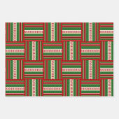 Vakantielint cadeauverpakking trio inpakpapier vel (Voorkant 2)