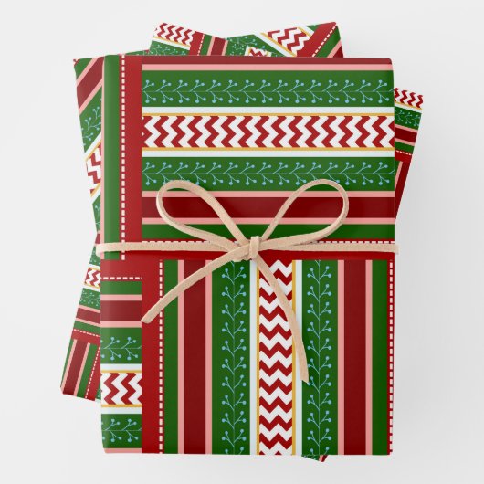 Vakantielint cadeauverpakking trio inpakpapier vel (In situ)