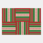 Vakantielint cadeauverpakking trio inpakpapier vel (Voorkant)