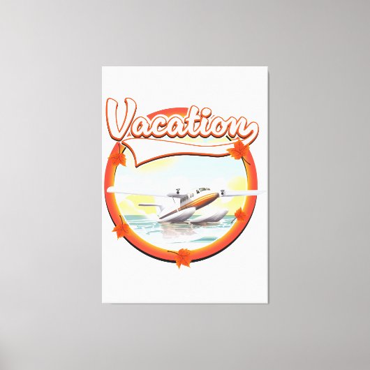 Vakantielogo Canvas Afdruk (Voorkant)