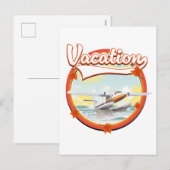 Vakantielogo Feestdagenkaart (Voorkant / Achterkant)