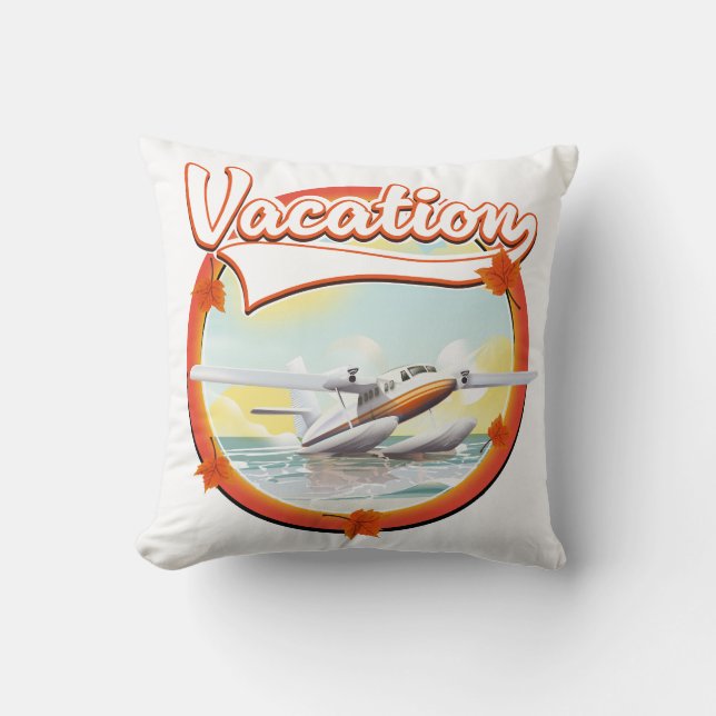 Vakantielogo Kussen (Voorkant)