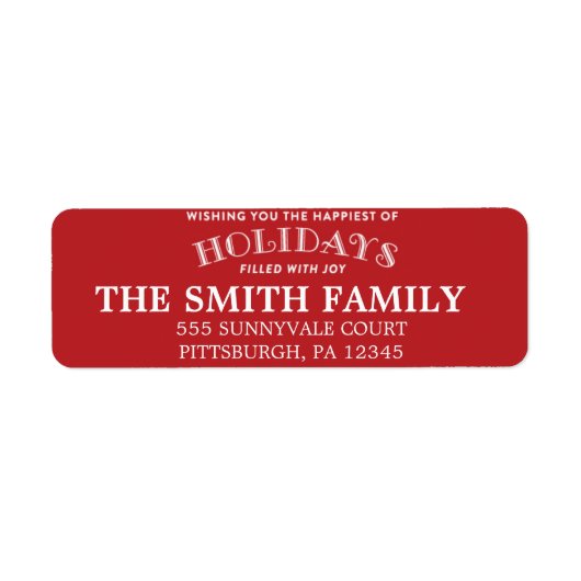 Vakantiemaand Etiket (Voorkant)