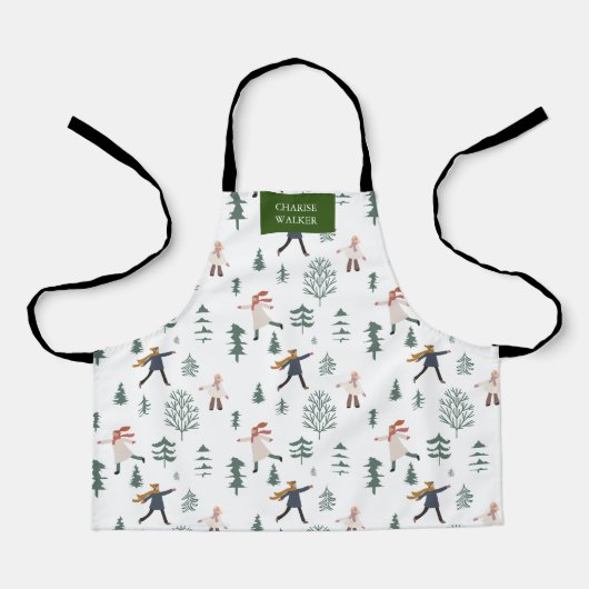 vakantiemanager kinder monogram apron schort (Voorkant)