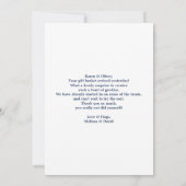 Vakantiemand Bedankt met een kerstlama (Achterkant)