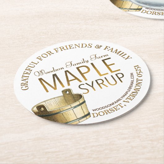 Vakantiemandel Onderzetter Thanksgiving cadeau (Gebogen)