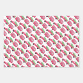 Vakantiemandwagens met wielrennen inpakpapier vel (Voorkant 2)