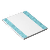 Vakantiemanje voor vakantieopflakkeringen notitieblok (Schuin)