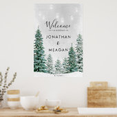 Vakantiemannen voor wintervakantie poster (Keuken)