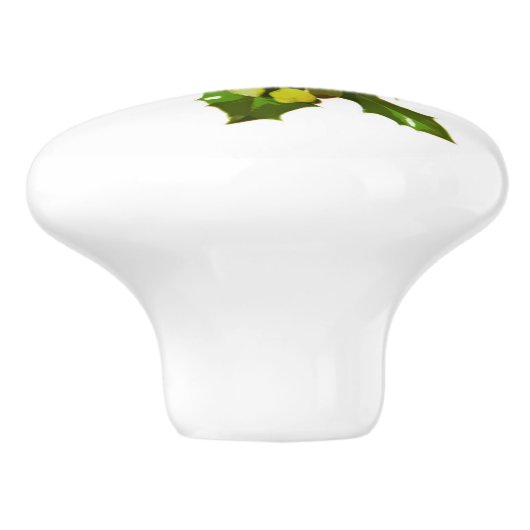 vakantiemannetje keramische knop (Zijkant)