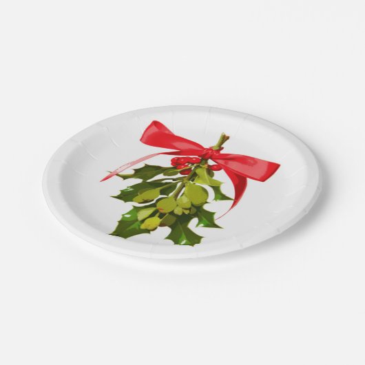 vakantiemannetje papieren bordje (Gekanteld)