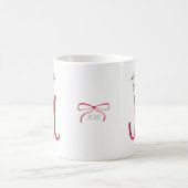 Vakantiemanogram op maat koffiemok (Center)