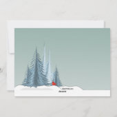 Vakantiemanschap Wenskaart Feestdagenkaart (Achterkant)